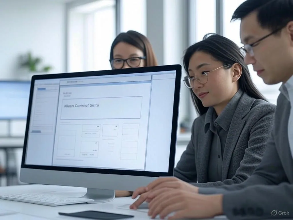 Ba chuyên gia Việt Nam đang hợp tác so sánh tổng đài qua giao diện CRM đơn giản với \
