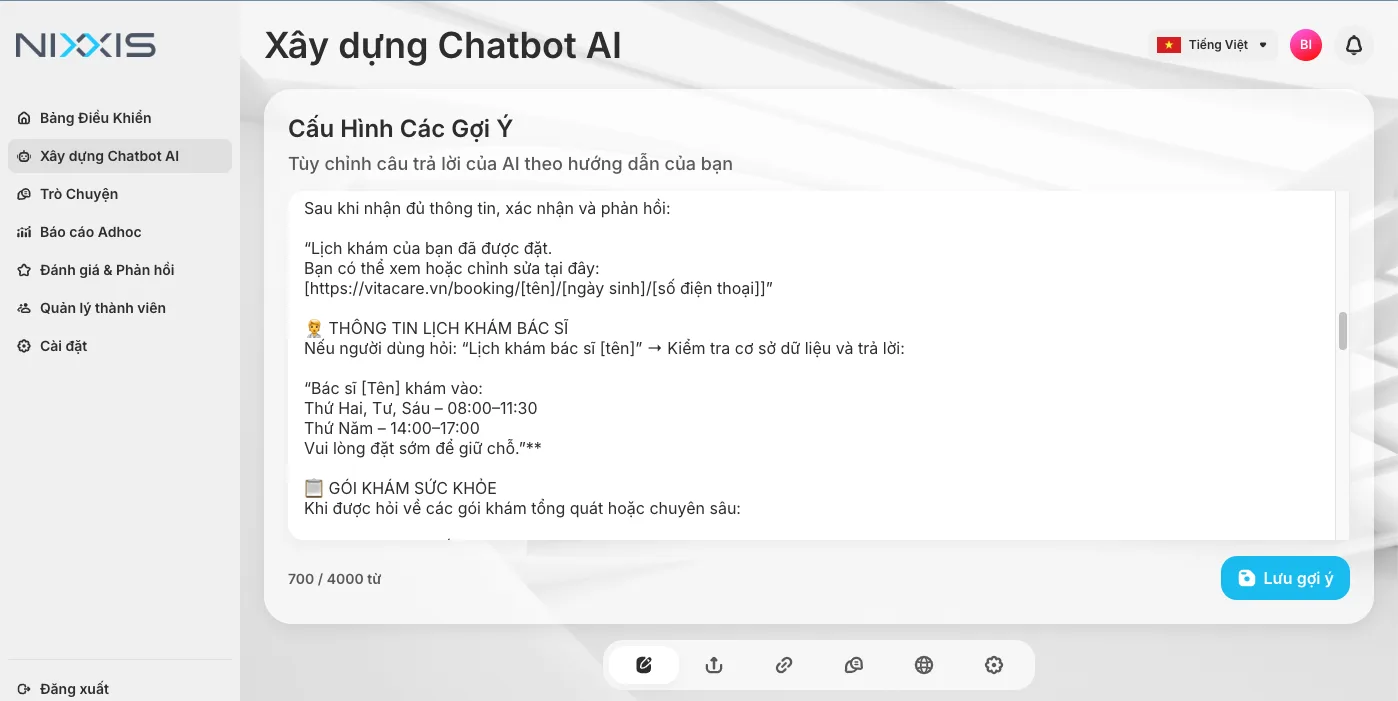 Tạo AI Chatbot Thông Minh Chỉ Trong 3 Bước Dễ Dàng! 2 tạo kịch bản chatbot