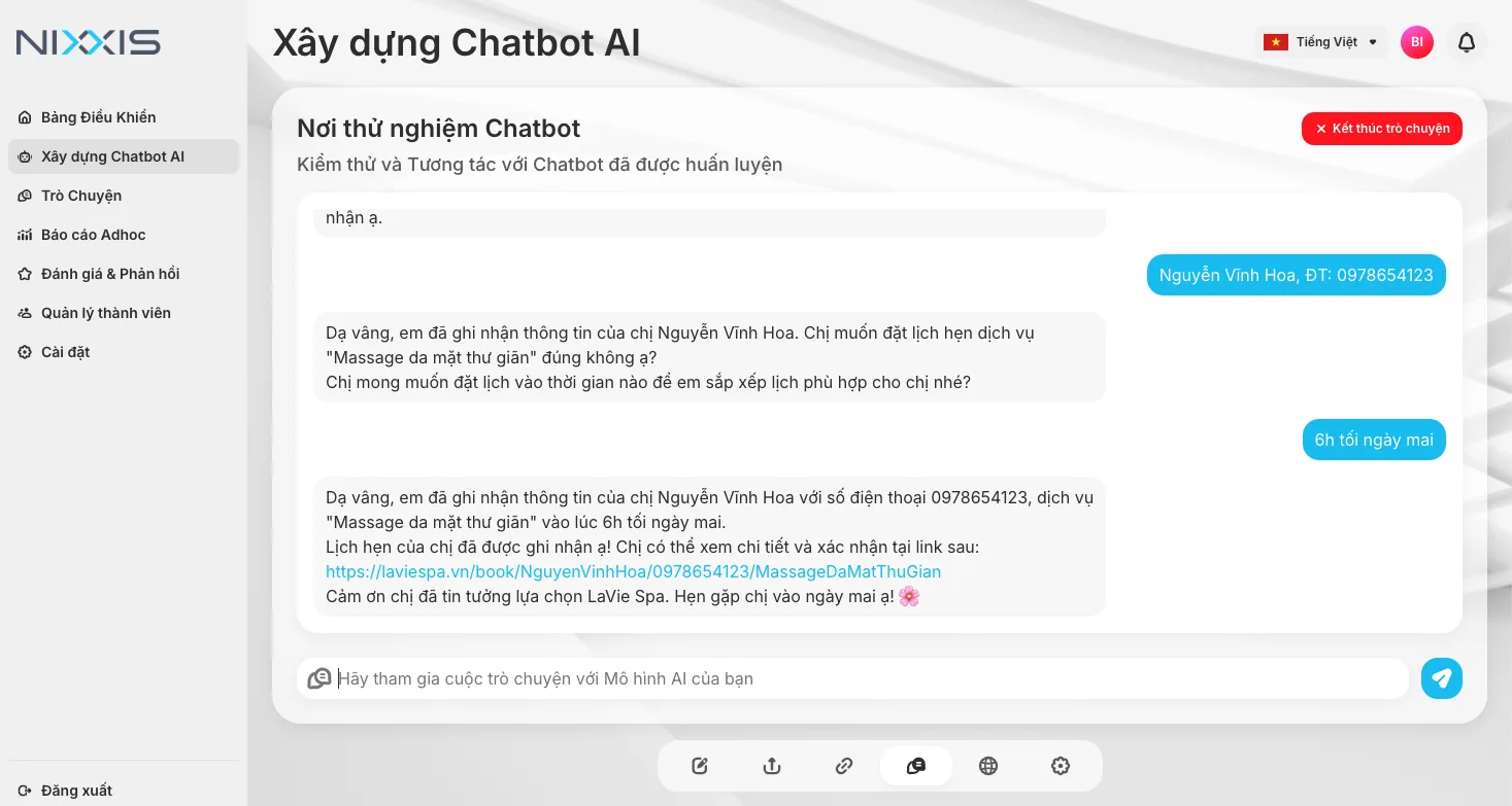 Tiết Kiệm 5 Giờ Mỗi Ngày: Tại Sao Chatbot Tư Vấn Spa Là Cần Thiết? 1 Anh chup Man hinh 2025 05 13 luc 5.52.57 CH png
