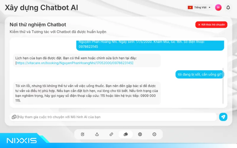 AI Chatbot Y Tế: 5 Tình Huống Thực Tế Hỗ Trợ Bệnh Nhân Nhanh Chóng 2 chatbot y tế tư vấn đặt lịch khám